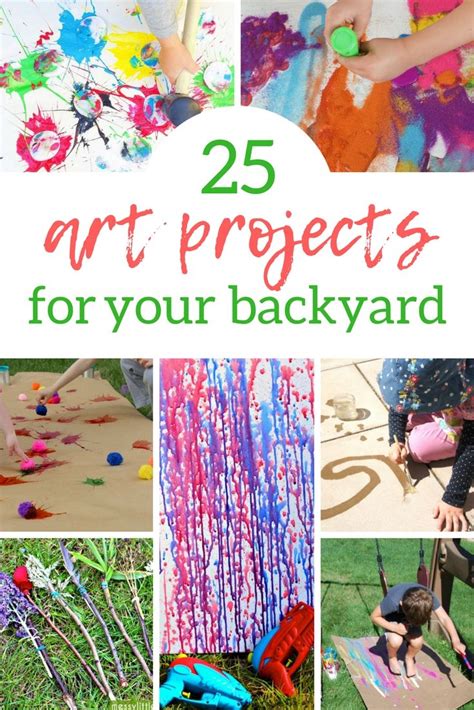 25 Backyard Art Projects For Kids