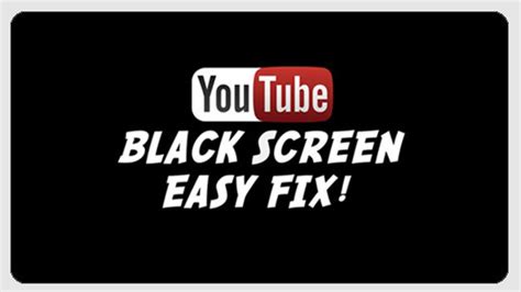 6 Ways To Fix Youtube Black Screen Error Aesir Copehagen