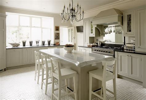 Adopt the following tips to make the right selection. white honeycomb tile floor | Kitchen island with seating ...