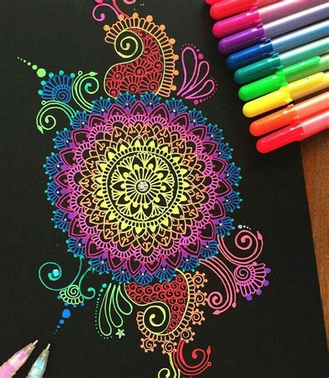 Pin By Sarah Gilbert On Mandalas Gel Pen Art Zentangle Drawings