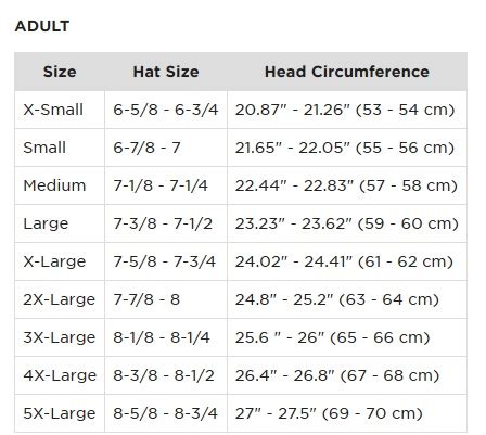 Take a tape measure and measure the circumference around the widest part of your child's head, usually an inch above the eyebrows. Motorcycle Helmet Size Guide - How To Measure & Fit The ...