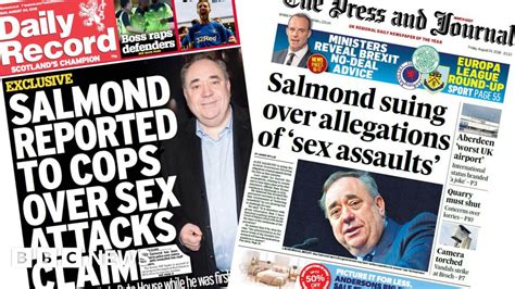 The Papers Salmond Reported To Police Over Sex Claims