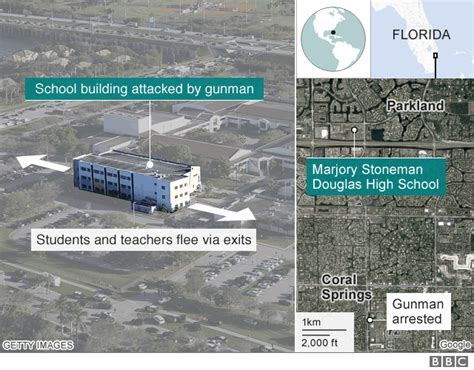 Florida Shooting At Least 17 Dead In High School Attack Bbc News