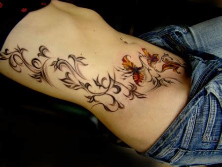 Pri prvom tetovaní sa radšej vyvarujte týmto oblastiam. tetování na břicho XI..jpg :: Tetování-tattoo