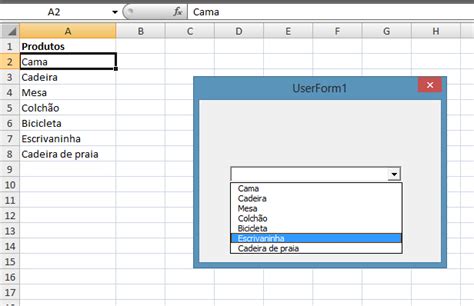 Como Criar Uma Caixa De Sele O Combobox No Excel