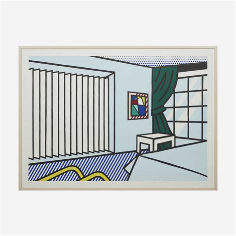 Roy Lichtenstein Bedroom From Interior Series 1990 Artsy