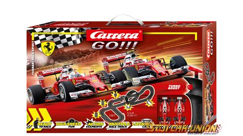 Wszystkie zestawy z tej serii zawierają kontroler turbo doładowania, a także oryginalne. Carrera GO!!! 62505 Ferrari Race Spirit Set - Slot Car-Union
