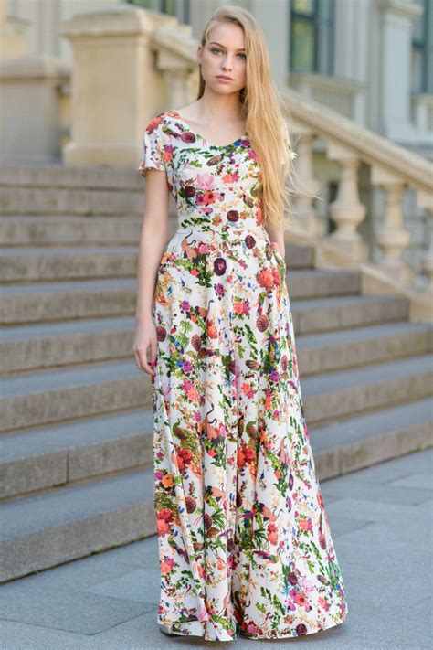 Floral Maxi Dress Summer Maxi Dress Women Maxi Dress Plus Etsy