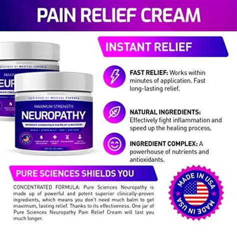 Neuropathy Nerve Pain Relief Cream Maximum Strength Relief