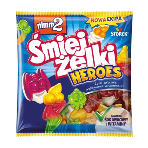 Żelki Śmiejżelki Heroes Nimm2 90g Storck Społem