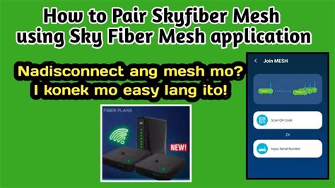 How To Pair Sky Fiber Mesh Using Skyfiber Mesh Application Pair Your