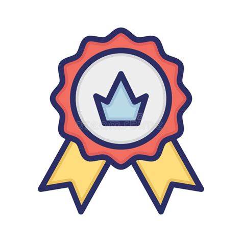 Achievement Award Badge Certified Fully Editable Vector Icons Stock