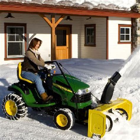 John Deere Lawn Tractor Snow Blower At Garden Equipment