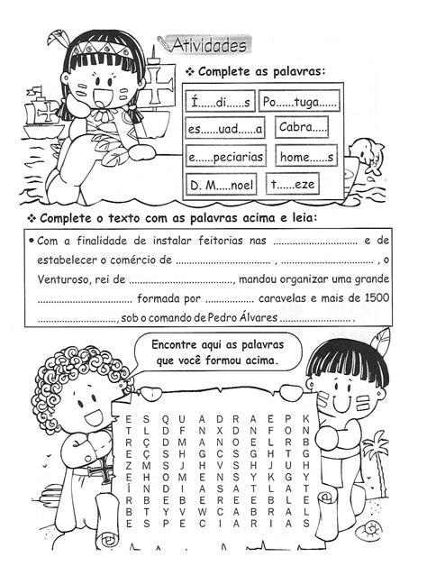 Atividade Interativa Descobrimento Do Brasil