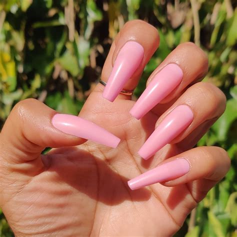 Baby Pink Cheap Press On Nails Valentines Day Nails Cute Etsy