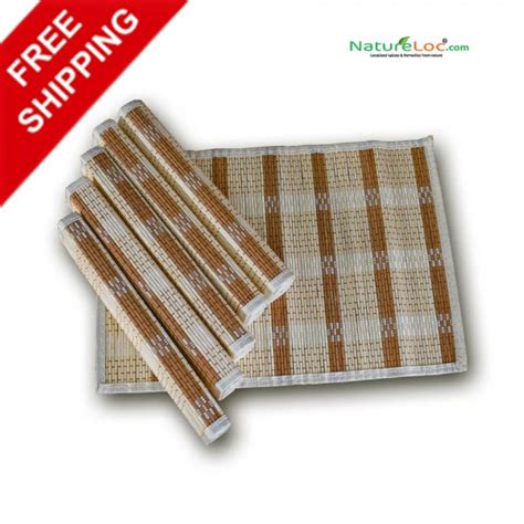 Bamboo Placemats Table Placemats Buy Onlinenatureloc