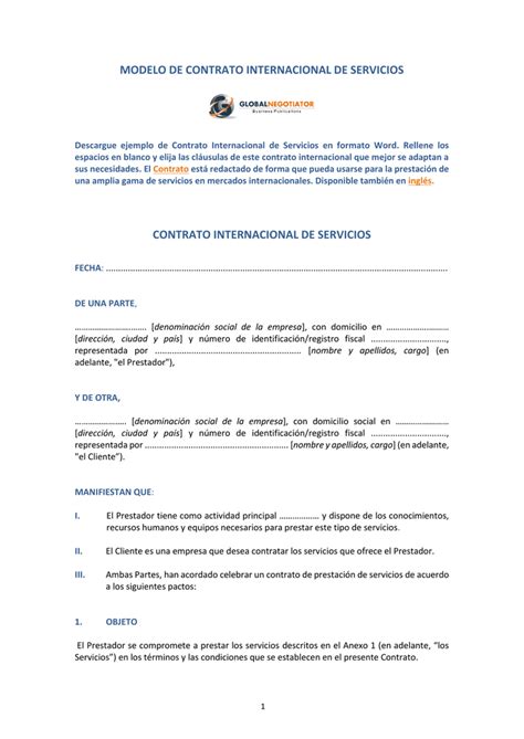 Contrato De Prestacion De Servicios Ejemplo