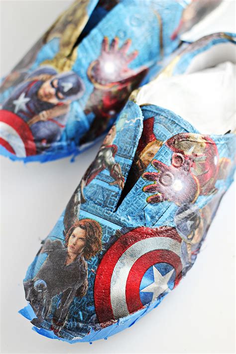 Craft Tutorial Diy Avengers Superhero Shoes Comic Con