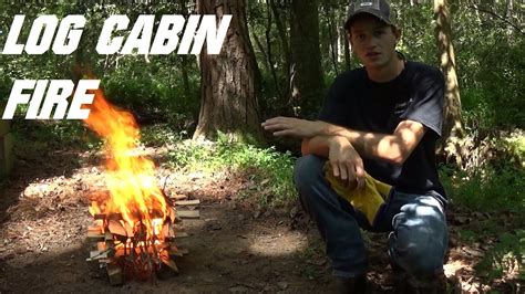 The Log Cabin Fire My Favorite Fire Lay Youtube