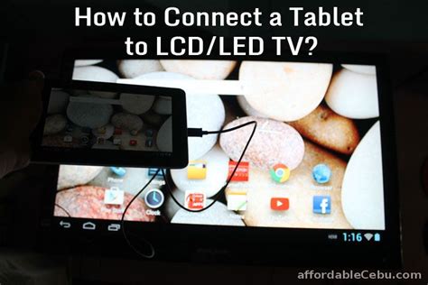 How Do I Connect My Tablet To My Tv - How to Connect Your Tablet to a TV (LCD or LED TV)? - Computers, Tricks