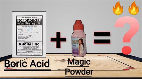 Boric Acid Magic Powder Youtube