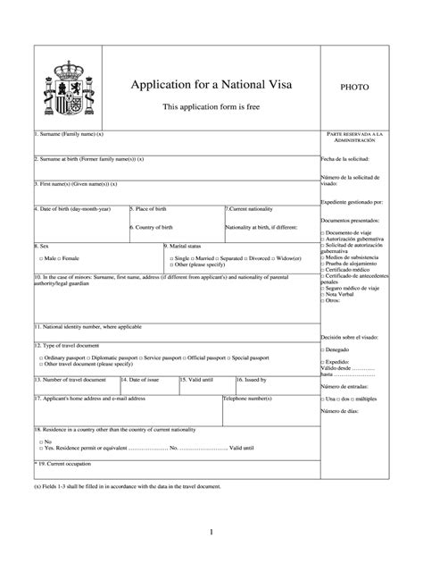 Spain Visa Application Form Online Fill Out And Sign Online Dochub
