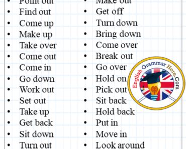 Phrasal Verbs Take Definitions And Example Sentences English Grammar Here English