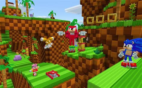 Minecraft Is Getting Sonic The Hedgehog Dlc Engadget