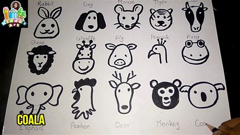How To Draw Zoo Animals For Kids