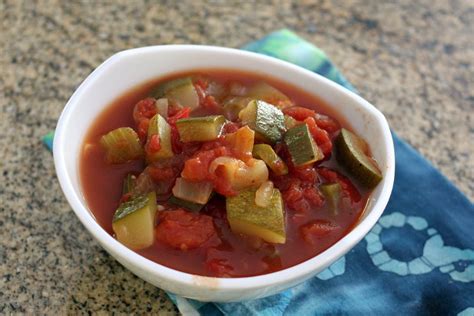 Stewed Zucchini With Tomatoes And Garlic Recipe