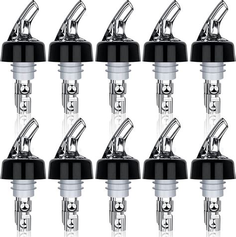 Buy Liquor Bottle Pourers Set Of 10 Automatic Measured Bottle Pourers