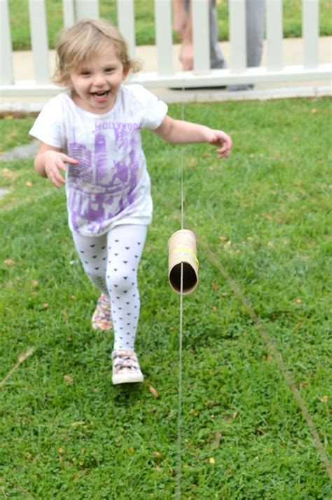 Homemade Zipline Bricks 4 Kidz Ireland