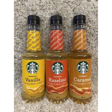 Starbucks Flavored Syrup Ml Caramel Hazelnut Vanilla Lazada Ph