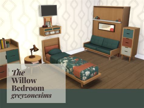 This Bedroom Set Is Part Of Greyzone Sims Willow Collection Tiny Living