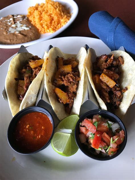 Mexico City Style Tacos Blue Agave Mexican Bar And Grill Authentic