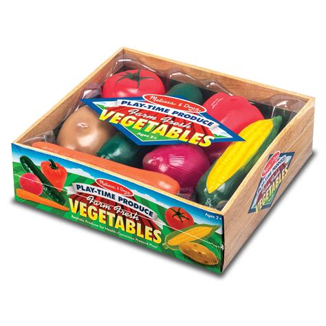 Melissa And Doug Play Time Produce Vegetables Set 1each Practicon