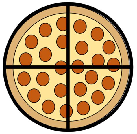 Pizza Fractions Clip Art By Liljax Education Teachers Pay Teachers
