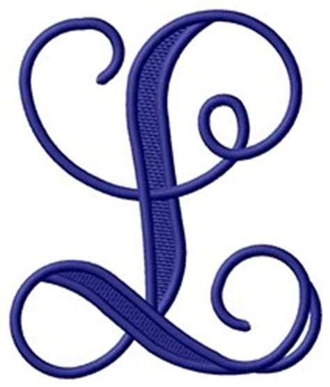 The best free embroidery patterns you can download and sew right now. Vining Monogram L Embroidery Designs, Machine Embroidery ...