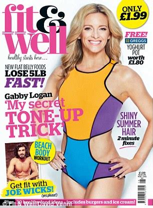 Gabby Logan 43 Shows Off Fabulous Figure In A Cut Out Swimsuit As She