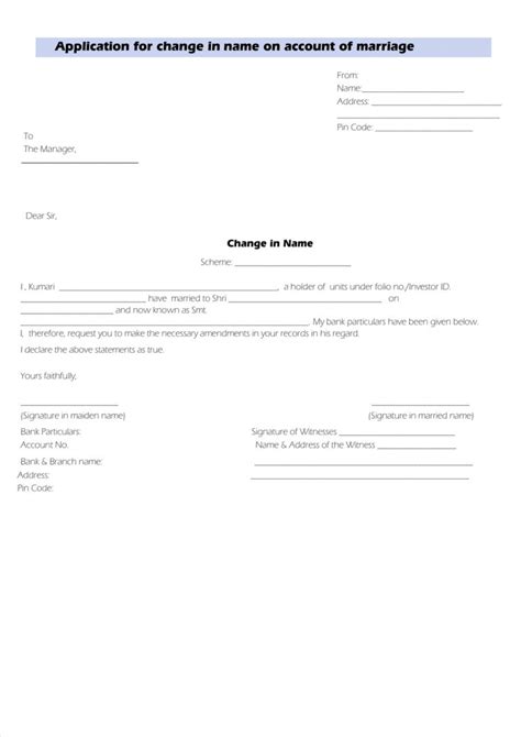 Deed Poll Name Change Letter Template 10 Professional Templates Ideas