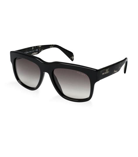 Prada Square Sunglasses In Black For Men Lyst