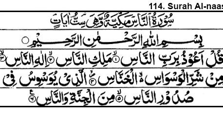 Quran E Pak Tarjuma Surah An Nas Ayat Everything You Need
