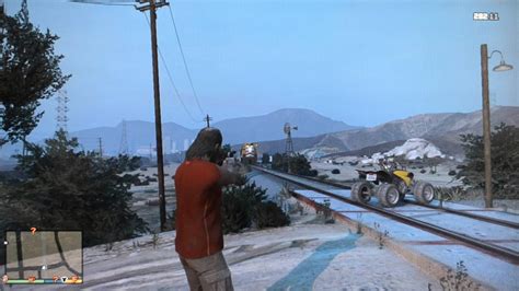 Train Crashes Into Atv On The Track Gta V 5 Youtube