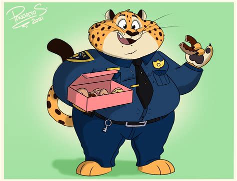 Benjamin Clawhauser Zootopia By Panchito15 On Deviantart