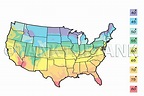 Average Incoming Water Temperature Map of the United States – Tank The Tank