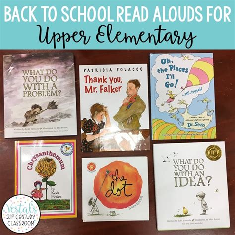 Back To School Read Alouds For Upper Elementary