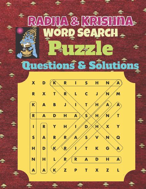 Buy Radha And Krishna Word Search Puzzle Questions And Solutions Super