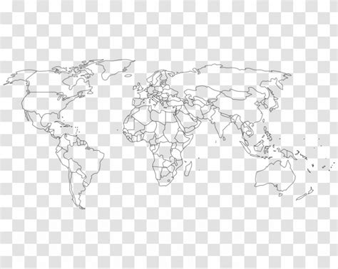 World Map Globe Mapa Polityczna Transparent PNG