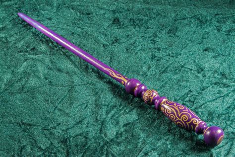 golden spiral purple magic wand 45 merlin s realm