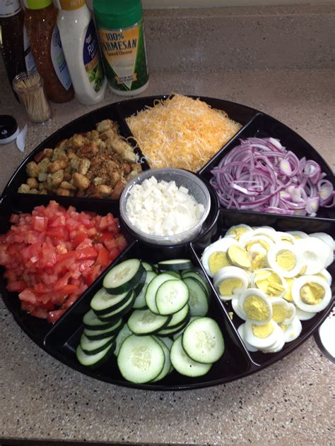 Perfect Way To Create A Salad Bar At A Party This Can Be Used Over